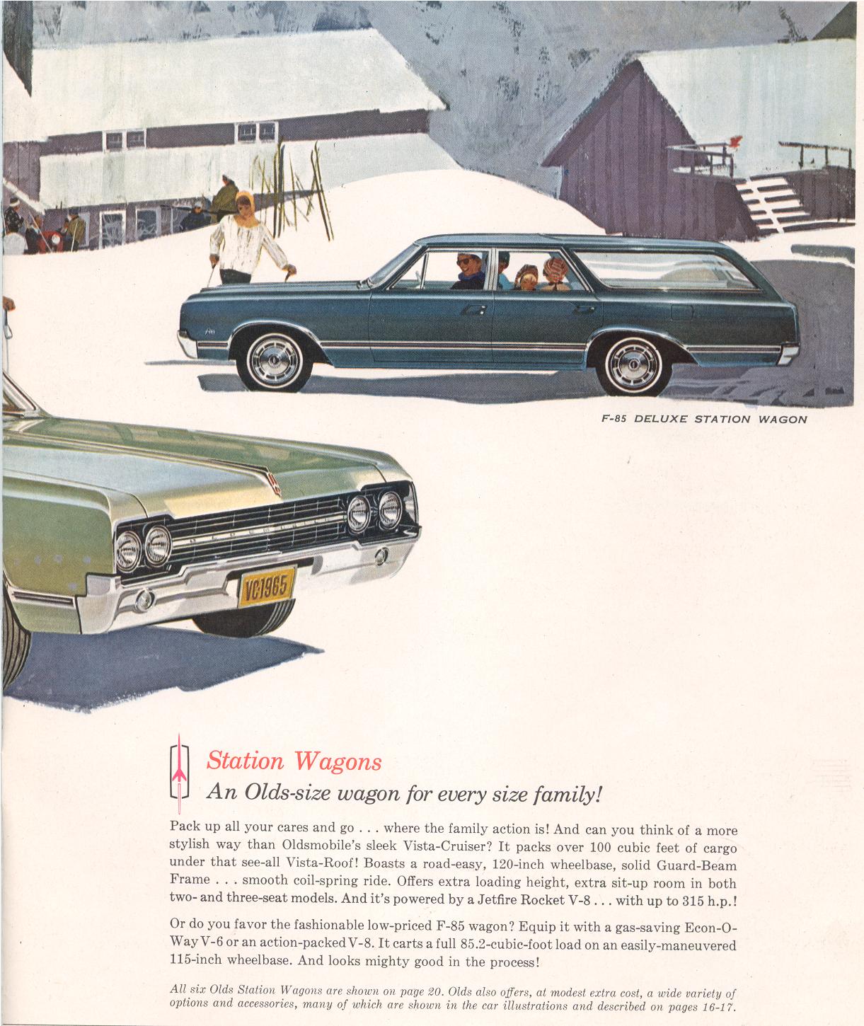 1965 Oldsmobile Motor Vehicles Brochure Page 7